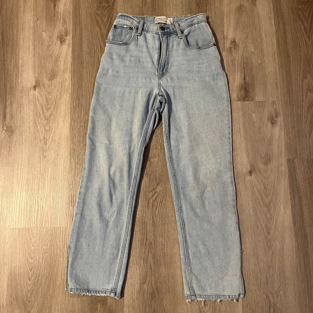 Abercrombie & Fitch Light Blue Straight Leg Jeans